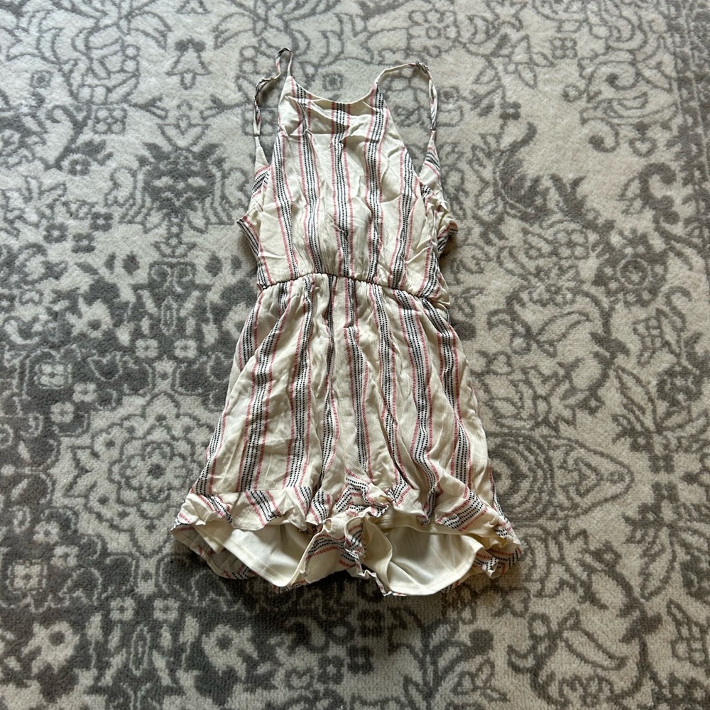 Striped Tank Top Romper